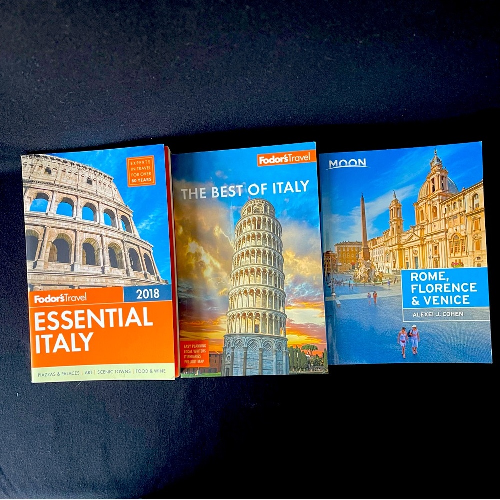 3 - Italy Travel Books - Fodor’s Travel & Moon